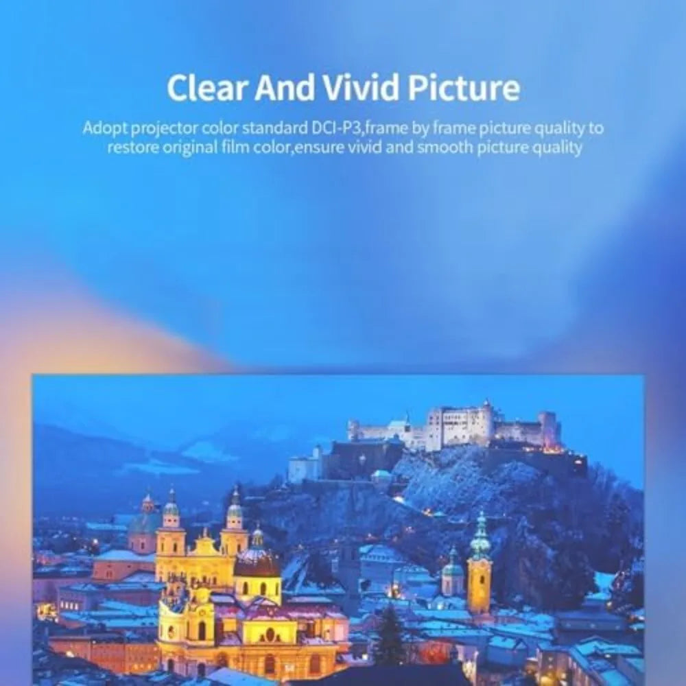 Mini Vidéoprojecteur Cinéma Plein Air HDMI USB AV