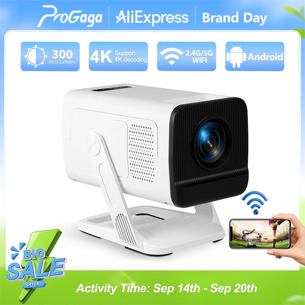 Vidéoprojecteur Android PROGAGA PG310 4K 300 ANSI