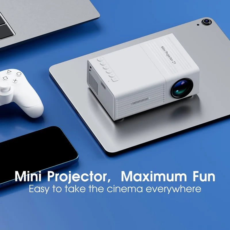 Vidéoprojecteur Portable Full HD Télécommande Multi-Appareils